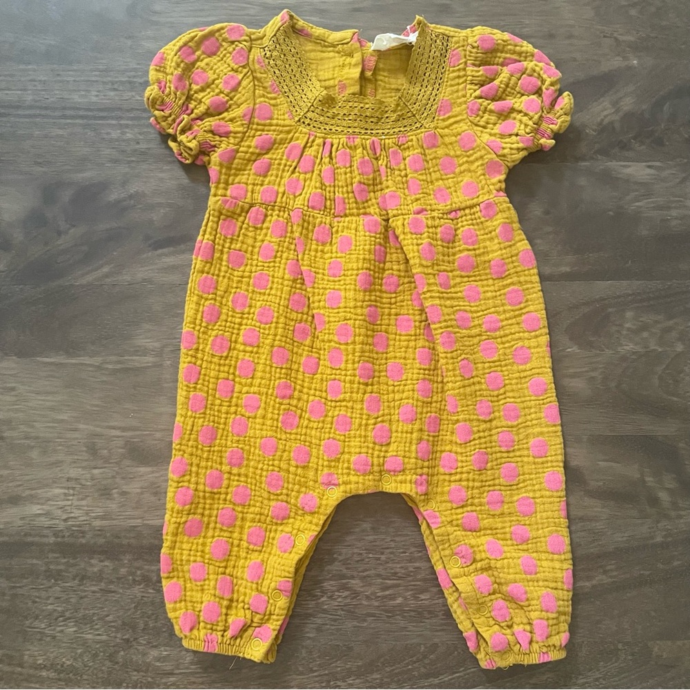 JESSICA SIMPSON Dot Jumpsuit